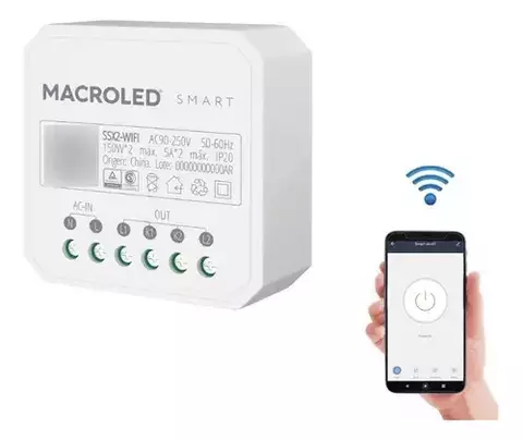 Interruptor Wifi Inteligente Smart 5a X Canal Pared