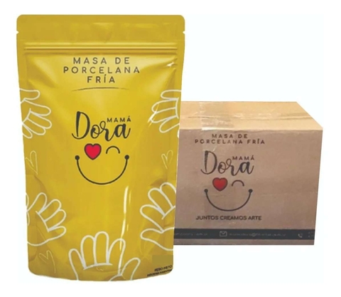 Caja Porcelana Fría Tradicional X20u De 500g 10k Mamá Dora
