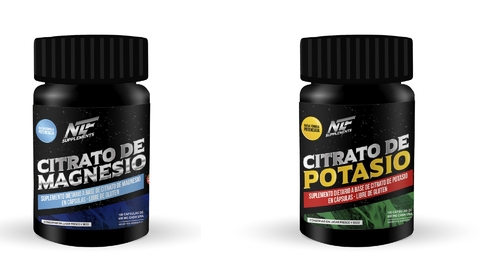 CITRATO DE MAGNESIO + CITRATO DE POTASIO X 60 CAPSULAS DE 600 MG C/U SIN TACC