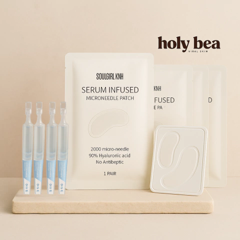 Parches de Microagujas para Bolsas y Ojeras (4 Pares) + 4 Ampollas HA de REGALO! - comprar online