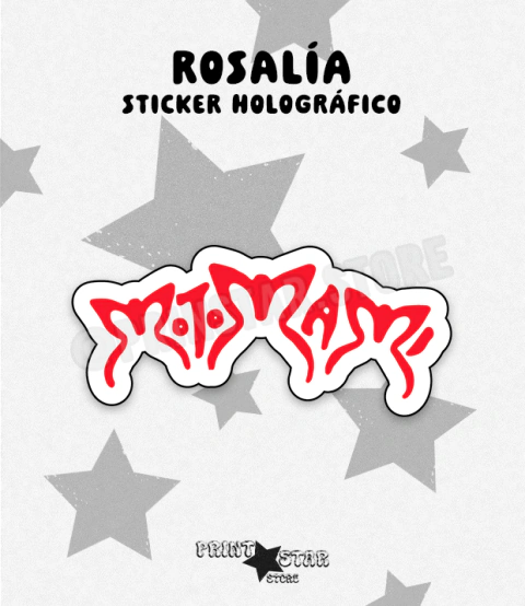 [07] Sticker Holográfico Corte Rosalía