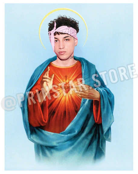 Sticker Holográfico Zell Santo
