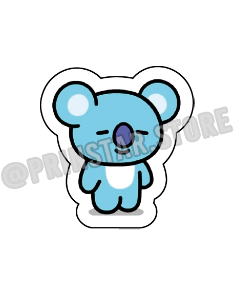 [01] Sticker Holográfico BT21 Koya - comprar online