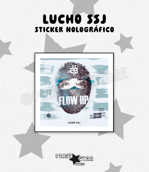 [02] Sticker Holográfico Corte Lucho SSJ