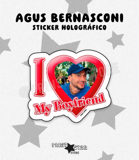 [01] Sticker Holográfico Corte Agustín Bernasconi