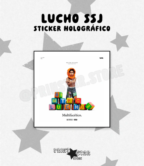 [03] Sticker Holográfico Corte Lucho SSJ