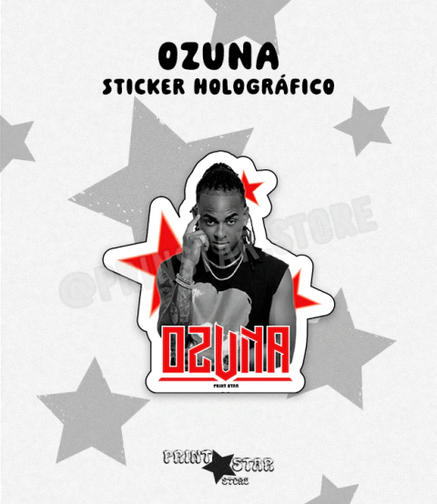 [02] Sticker Holográfico Corte Ozuna