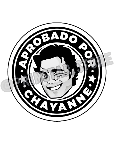[01] Sticker Holográfico Aprobado por Chayanne - comprar online