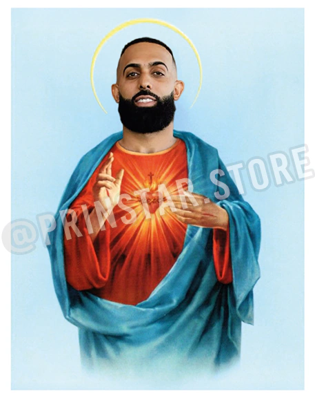 Sticker Holográfico Eladio Carrion Santo