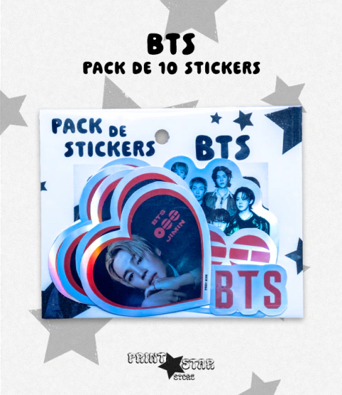 Pack de Stickers - BTS
