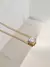 Colar Quadrado Cravejado - Banho de Ouro 18k - comprar online