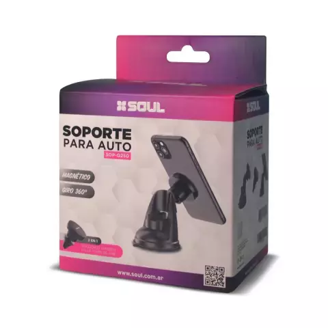 Soporte para auto SOUL Q250 · 2 EN 1 - comprar online