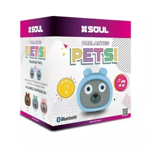 Parlante Soul BT TWS iBear c/ luz - comprar online