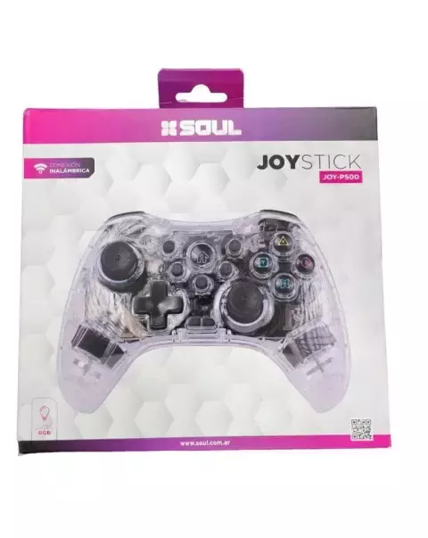 Joystick BT LED Soul P-500 Transparente - comprar online