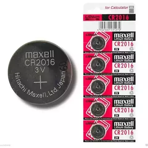 Pila litio Maxell boton CR2016 Pack 5 unidades - comprar online