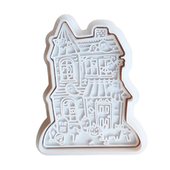 Kit Cortador de Biscoito Pasta Americana Biscuit Casa Halloween CT12278 na internet