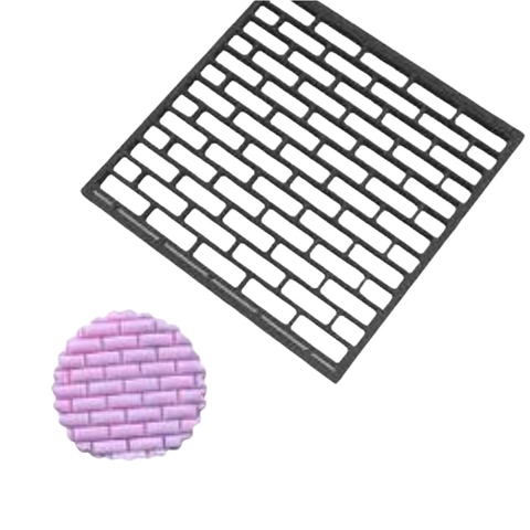 Marcador de Textura para Confeitaria e Artesanato Tijolinhos MT10213