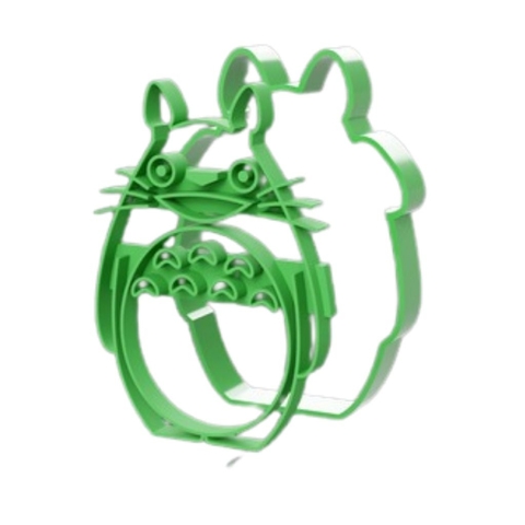 Kit 2 Cortadores de Biscoito Pasta Americana Biscuit Totoro 8 cm CT10533