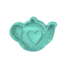 Imagem do Kit Cortador de Biscoito Pasta Americana Biscuit Xicaras e Bules com Corações CT12275