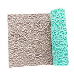 Rolo de Textura para Biscoito Pasta Americana e Argila Folhas Pequenas RL11043