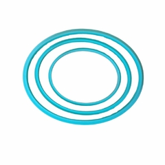 Kit com 3 Cortadores de Biscoito Pasta Americana Biscuit Aro Oval Ct11780