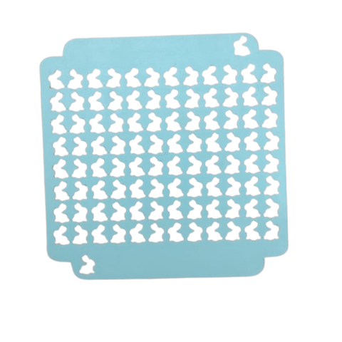 Stencil para Confeitaria e Artesanato Coelhos de Páscoa CT11994