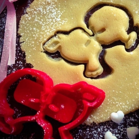 Cortador de Biscoito Pasta Americana Biscuit Casal se Beijando CT10426