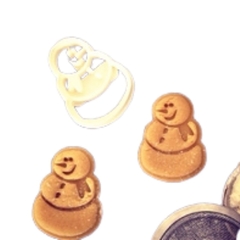 Cortador de Biscoito Pasta Americana Biscuit Boneco de neve CT10415