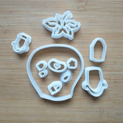 Kit Cortador Modulado para Pasta Americana Casa Moranguinho 6 cm CT11088 - comprar online