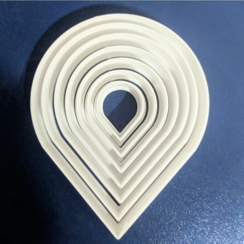 Kit 7 Cortadores de Biscoito Pasta Americana Biscuit Pétalas CT11250