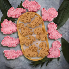 Kit Cortador de Biscoito Pasta Americana Biscuit Dino Baby 3 CT12283 - comprar online