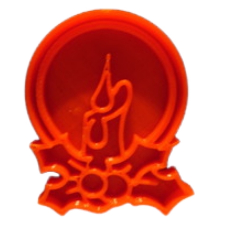 Cortador de Biscoito Pasta Americana Biscuit Vela Natal CT10544