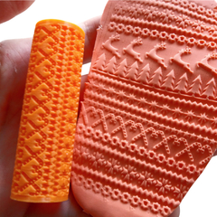 Rolo de Textura para Biscoito Pasta Americana e Argila Natal 3 RL110042