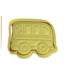 Kit Cortador de Biscoito Pasta Americana Biscuit Dia dos Professores Carinhas 2 CT12321 - JLK3D