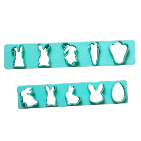 Kit com 2 Réguas para Biscoito Pasta Americana Biscuit de Páscoa 1 CT12050