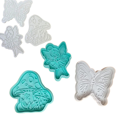 Kit Cortador de Biscoito Pasta Americana Biscuit Mundo das Fadas CT12285