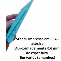 Kit com 2 Stencil para Confeitaria e Artesanato Lilo e Stitch CT11680 na internet