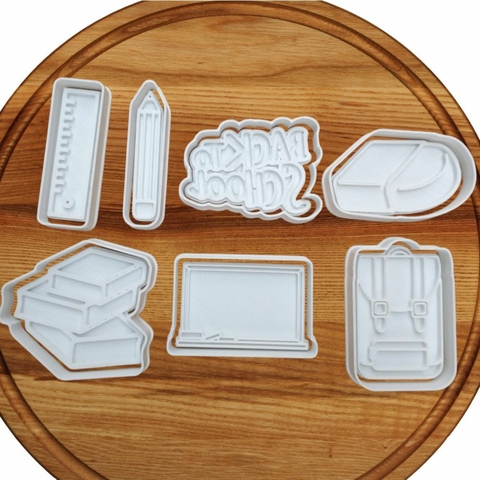 Kit Cortador de Biscoito Pasta Americana Biscuit Dia dos Professores 5 CT12247