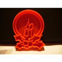 Cortador de Biscoito Pasta Americana Biscuit Vela Natal CT10544 - comprar online