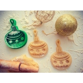 Cortador de Biscoito Pasta Americana Biscuit Bola Natal CT10414