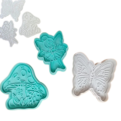 Kit Cortador de Biscoito Pasta Americana Biscuit Mundo das Fadas CT12285I