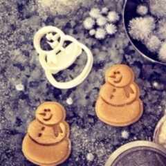Cortador de Biscoito Pasta Americana Biscuit Boneco de neve CT10415 - comprar online