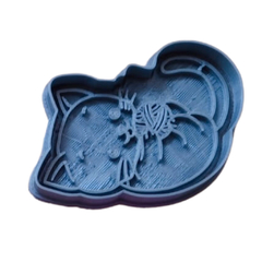 Kit com 9 Cortadores para Biscoito Pasta Americana Biscuit Pet Cat CT10984T - JLK3D