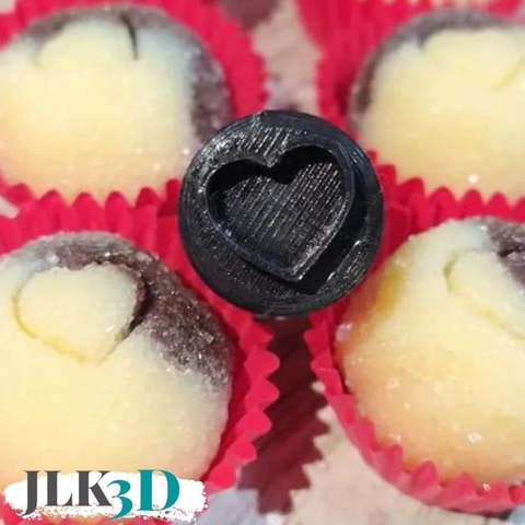 Carimbo de Brigadeiro Coração CT10629