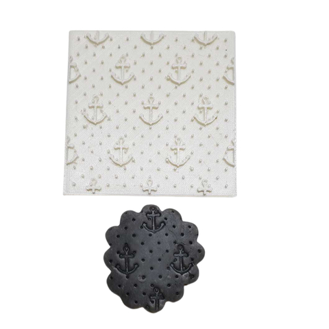 Marcador Textura para Pasta Americana e Biscuit Marítimo Âncora CT12055