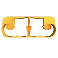 Cortador de Biscoito 3D Pasta Americana Biscuit Sapato Duende CT10264