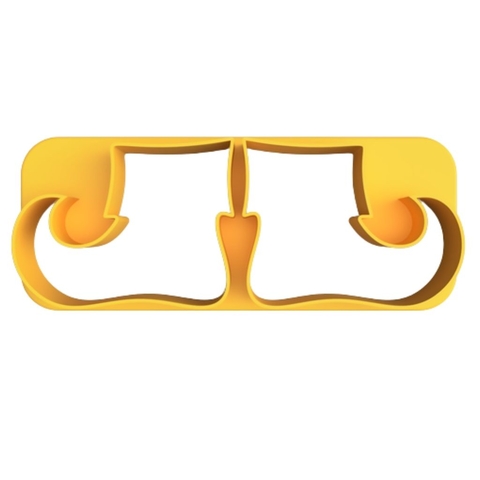 Cortador de Biscoito 3D Pasta Americana Biscuit Sapato Duende CT10264