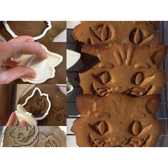 Imagem do Kit 4 Cortadores 3D Confeitaria Biscoito, Pasta Americana, Biscuit Massinha de Modelar Alice no país das maravilhas CT10