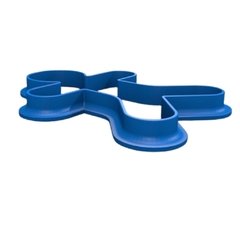 kit com 6 Cortadores de Biscoito Pasta Americana Biscuit Natal CT10194 - JLK3D