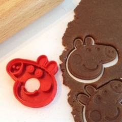 Cortador de Biscoito Pasta Americana Biscuit Pepa Pig CT10501